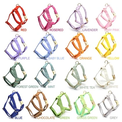 Multicoloured Corduroy Dog Harness