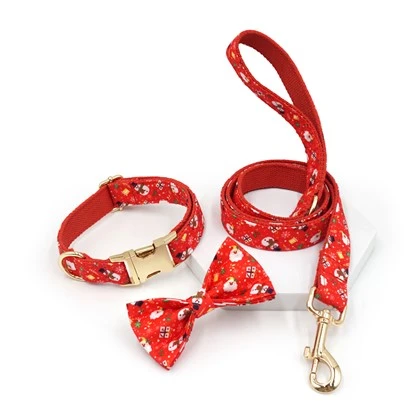 Red Christmas Dog Set