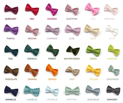 Velvet Dog Bow Tie